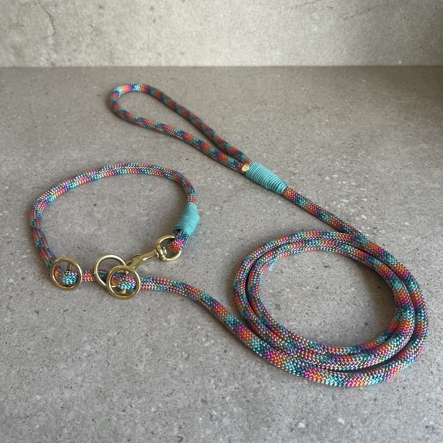 Retrieverline & Hundesnor i én - Bohemian/Turkis