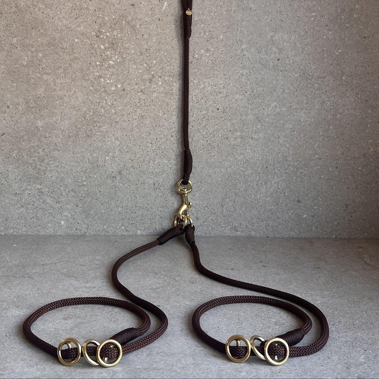 Retrieverline til to hunde Walnut Brown