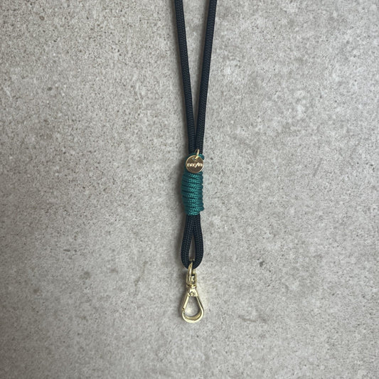 Fløjtesnor Black/Seaweed
