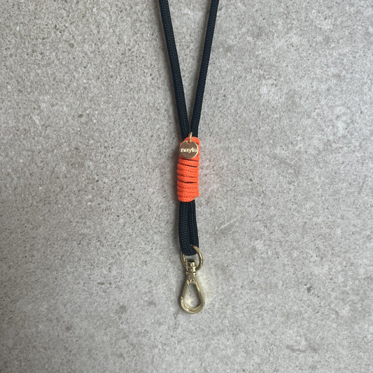Fløjtesnor Black/Orange