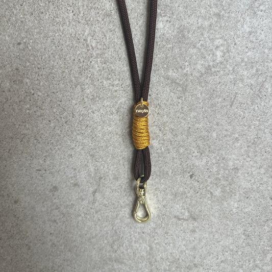 Fløjtesnor Walnut/Golden Rod