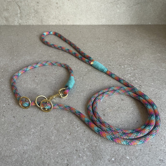 Retrieverline & Hundesnor i én - Bohemian/Turkis