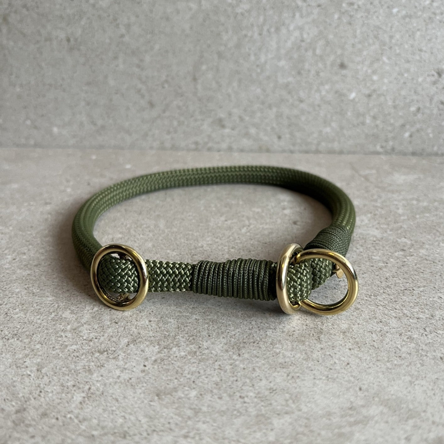 Slip halsbånd Army Green